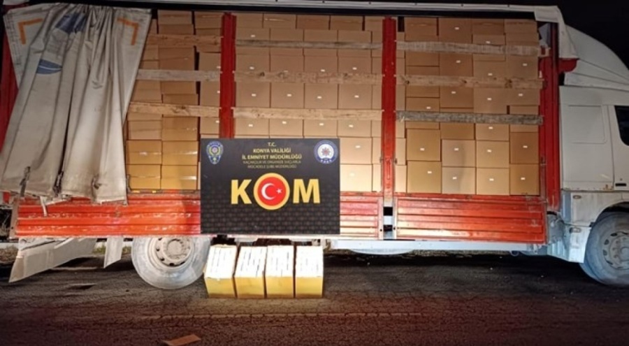 Piyasa değeri 8 milyon 750 bin lira: 7 milyon adet makaron ele geçirildi