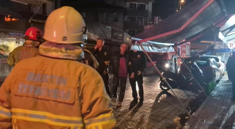 Yangına müdahale sırasında intihara kalkıştı