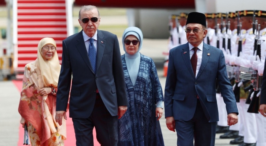 Cumhurbaşkanı Erdoğan, Malezya'ya gitti