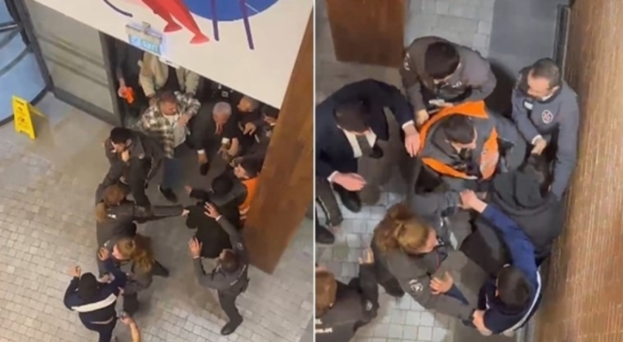 AVM'de bıçaklı kavga!