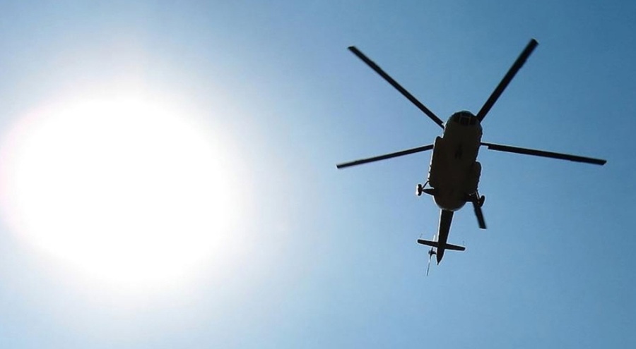 Almanya'da helikopter düştü!