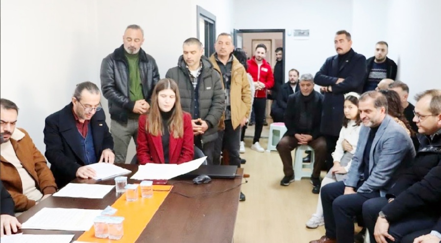 Mudanya Kızılay Şubesi Başkanı Mustafa Bayram yeniden seçildi