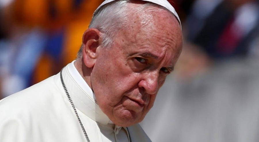 Papa rahatsızlığı sebebiyle konuşmasını yine yapamadı