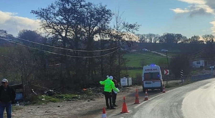 TIR ile çarpışan motosikletin sürücüsü yaşamını yitirdi