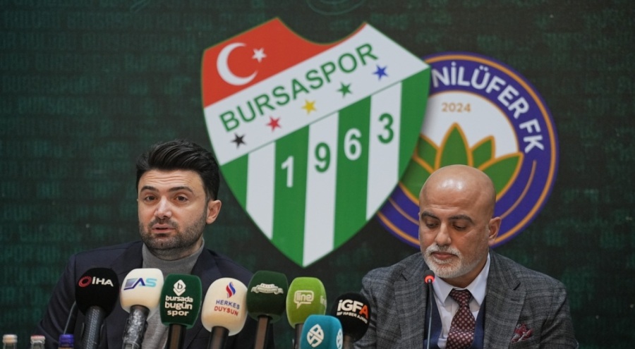 Bursaspor ve Bursa Nilüfer FK pilot takım anlaşması imzaları atıldı