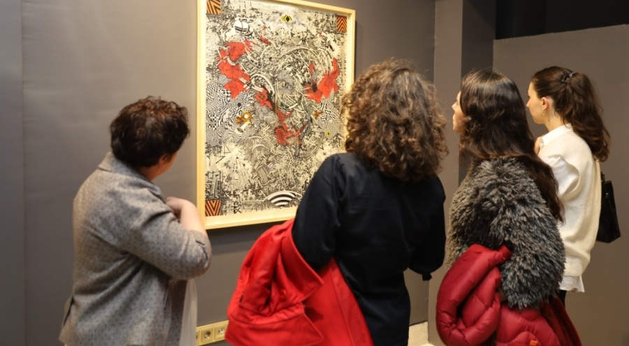 Bursa Sanat Çalıştayı'nda 'Kent, Mekan, Hafıza' sergisi görücüye çıktı