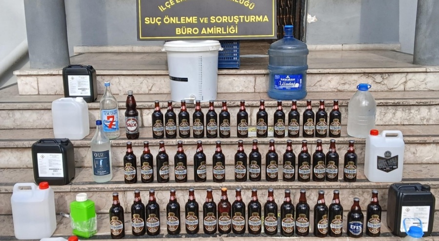 Bursa'da sahte içki üreten şahıs yakalandı