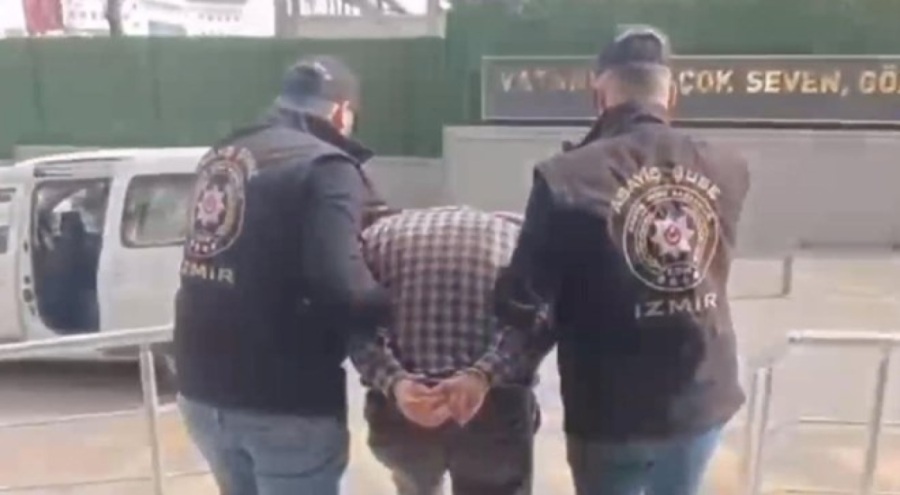 İzmir'de firari çift, çatıdan kaçmak isterken yakalandı
