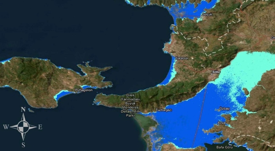 Yunanistan ve Türkiye kıyılarındaki deniz taşkın riski belirlendi