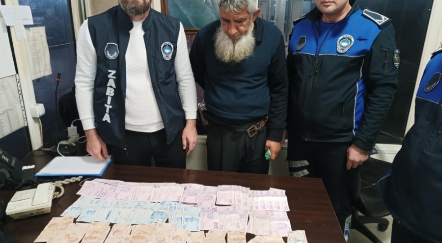 Yakalanan dilencinin üstünden çıkanlar şoke etti