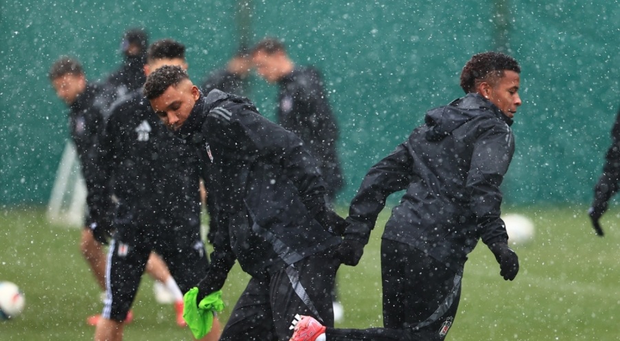 Beşiktaş, Eyüpspor maçı hazırlıklarını sürdürdü