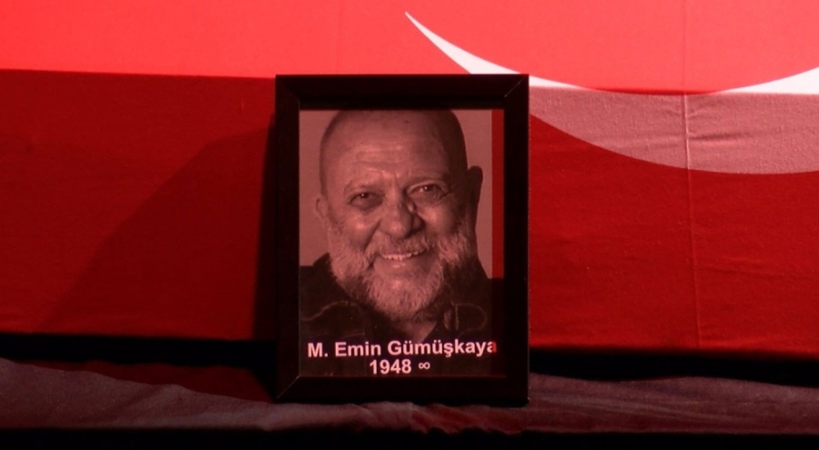 Oyuncu Emin Gümüşkaya için tören düzenlendi