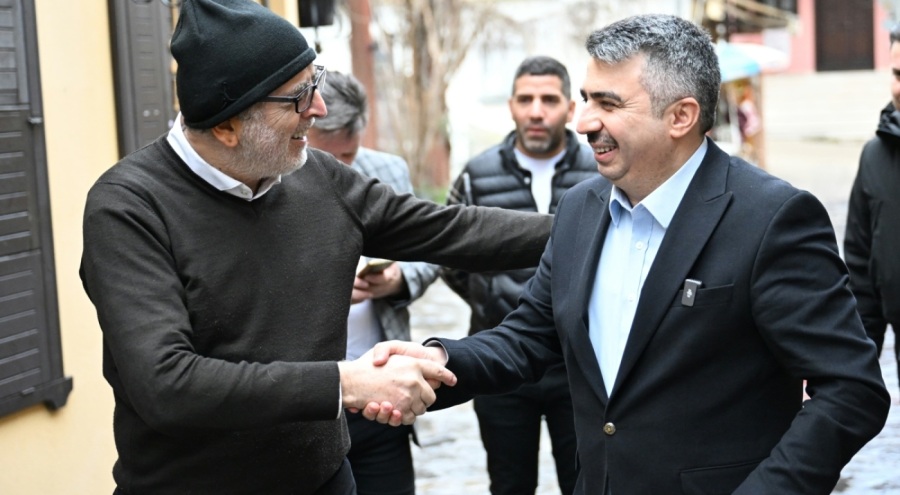 Yıldırım Belediye Başkanı Yılmaz, Irgandı Çarşılı Köprüsü'nü ziyaret etti