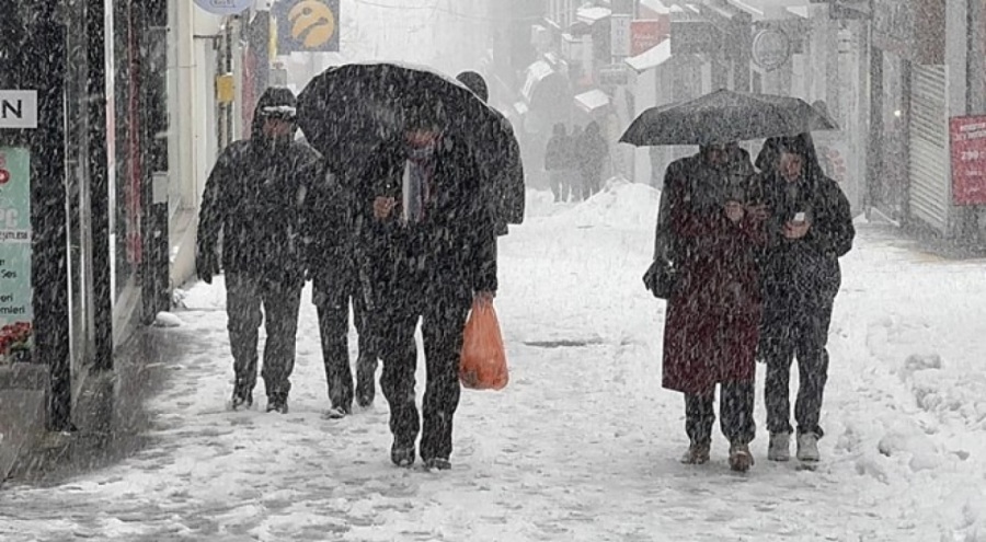 Dört şehir için kar sağanağı uyarısı