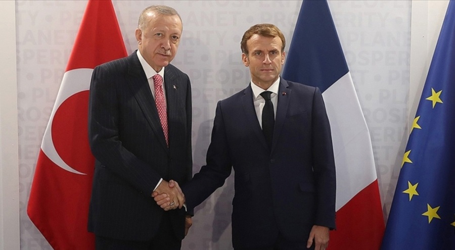 Cumhurbaşkanı Erdoğan, Fransa Cumhurbaşkanı Macron ile telefonda görüştü