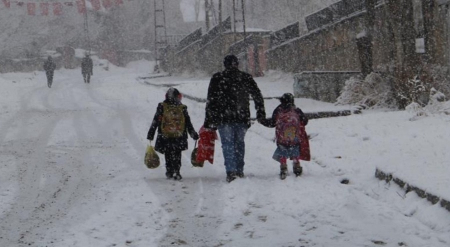 Ordu'da eğitime kar engeli