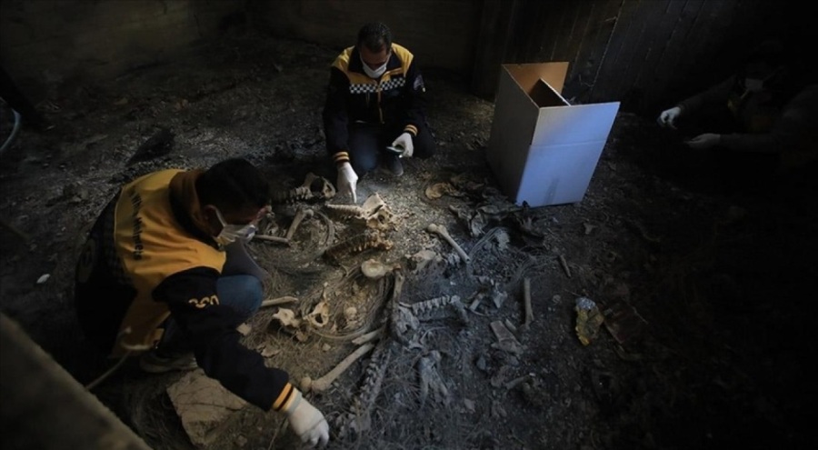 Suriye'nin başkenti Şam'da toplu mezar bulundu