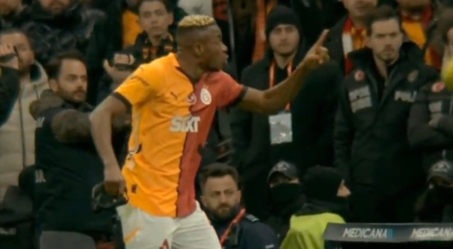 Derbide Mert Hakan ve Osimhen arasında gerginlik çıktı