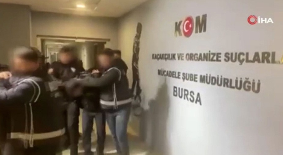 Bursa dahil 6 ilde, 8 ayrı organize suç örgütüne operasyon
