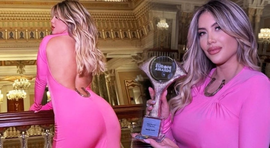Wanda Nara 'Yılın Kadını' ödülünü aldı