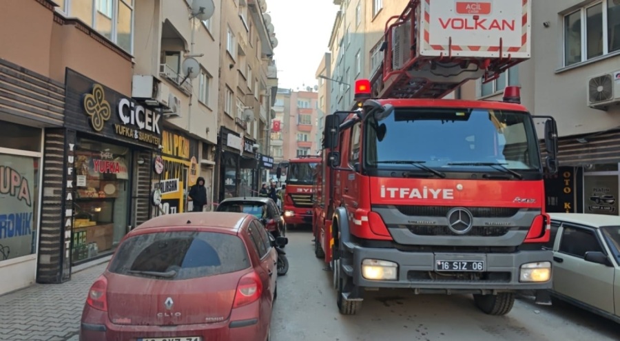 Bursa'da fırında yangın!