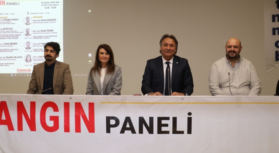 TMMOB Bursa İKK 'Yangın Paneli' düzenledi