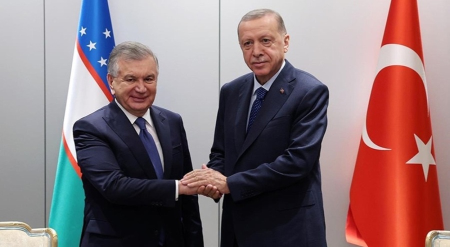 Cumhurbaşkanı Erdoğan, Özbekistan Cumhurbaşkanı Mirziyoyev ile telefonda görüştü