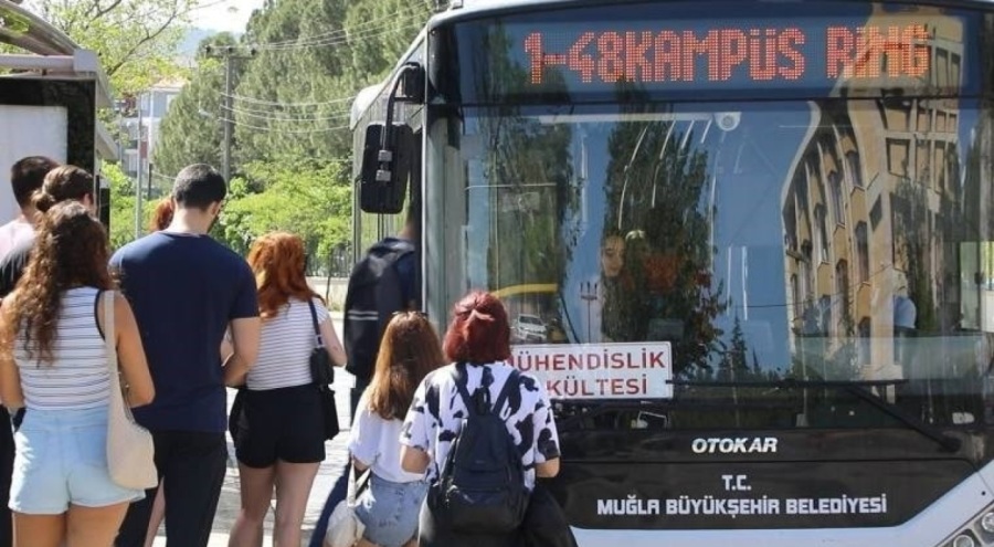 Muğla'da üniversite öğrencilerine ulaşım 1 TL oldu