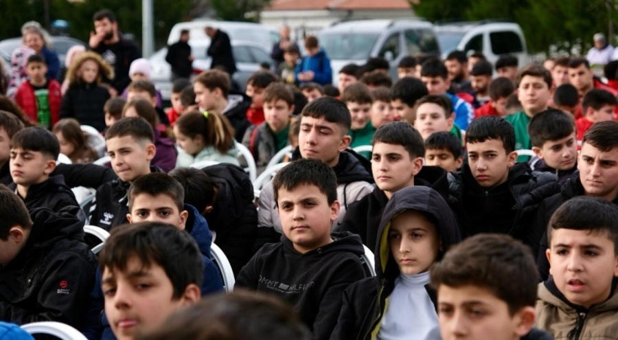 Bursa'da güreş salonu temel atma töreni yapıldı