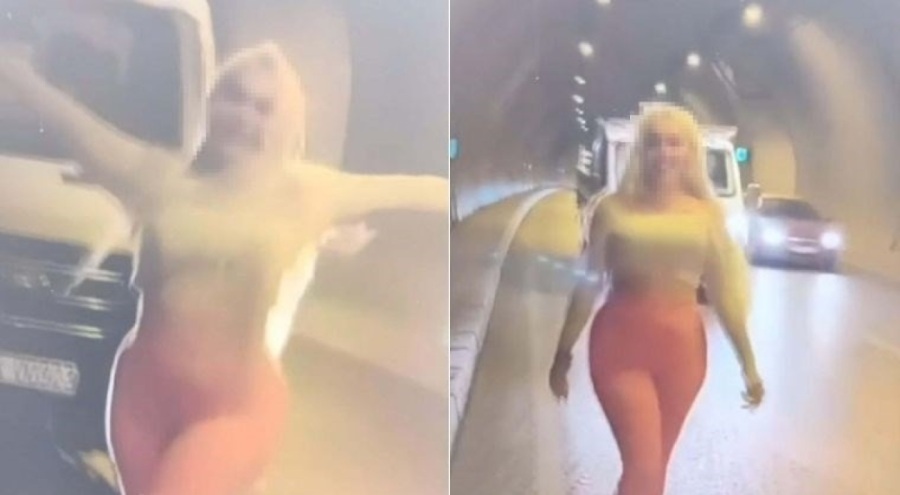 İzmir'de tünelde dans eden kadın gözaltına alındı