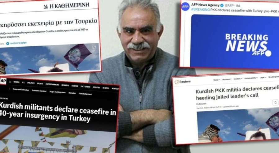 PKK'nın ateşkes ilanı dünya manşetlerinde