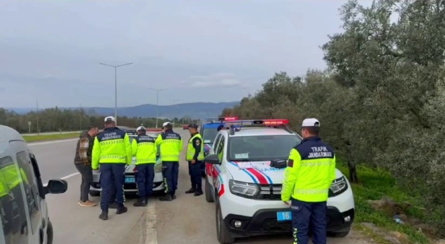 İznik İlçe Jandarma Komutanlığı'ndan dron destekli geçme yasağı denetimi