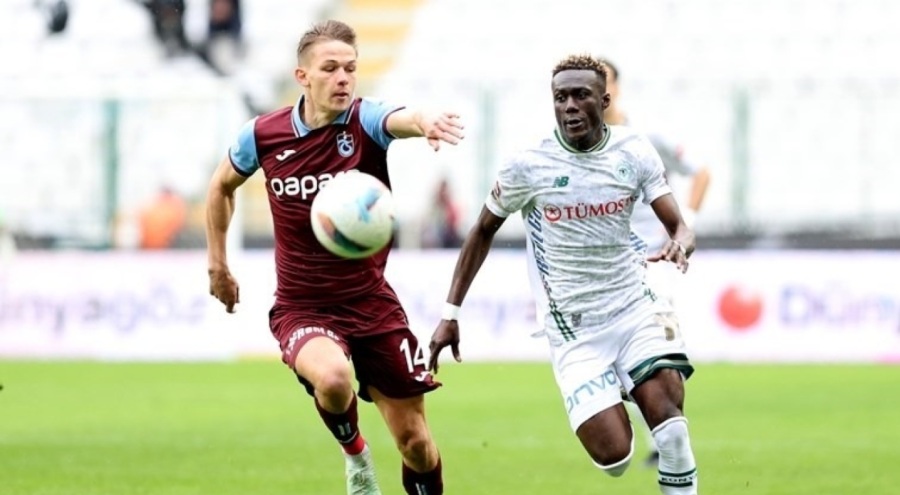 Trabzonspor, Konyaspor ile deplasmanda 1-0 kaybetti