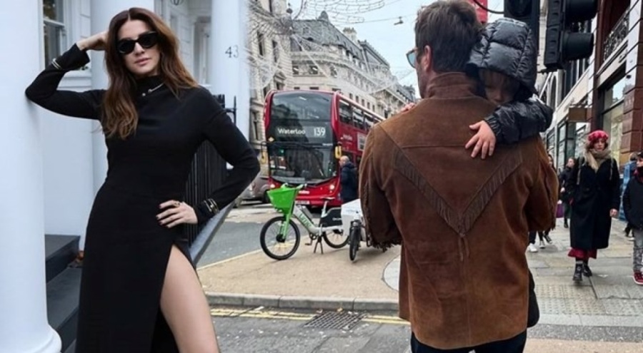 Başak Dizer'den Londra pozları