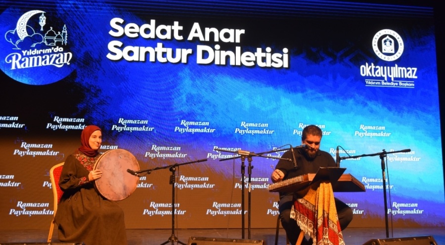 Yıldırım Belediyesi, Ünlü Santuri Sedat Anar'ı ağırladı