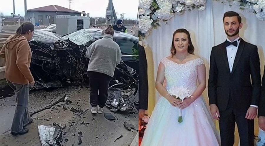 Araç gişelere ok gibi saplandı: Karı-koca hayatını kaybetti