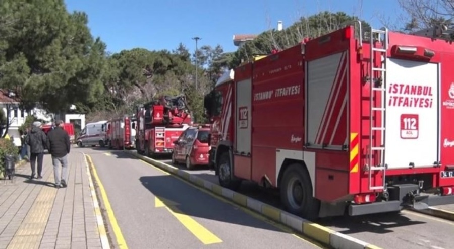 Üsküdar Devlet Hastanesi'nde korkutan yangın