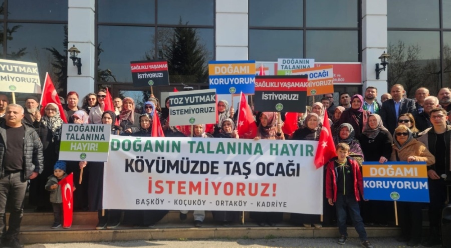 Bursa Orhaneli'deki mermer santraline köylülerden tepki! 4 mahalle etkilenecek