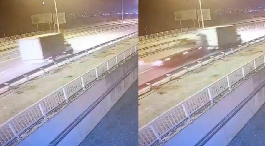 Çekici, kamyonete çarptı; 2 yaralı