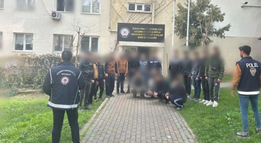 Bursa'da kaçak göçmen operasyonu!