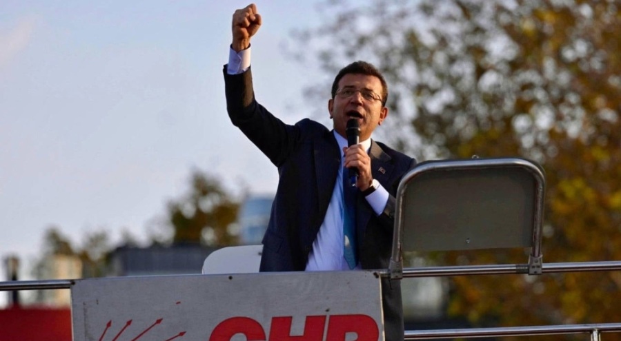 İmamoğlu, adaylık kampanyasını İzmir'den başlattı: "Senin dönemin bitti Erdoğan!"