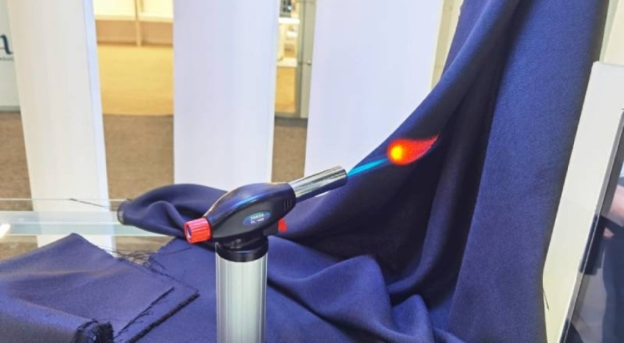 Bu kumaş 3 bin santigrat dereceye kadar dayanıyor