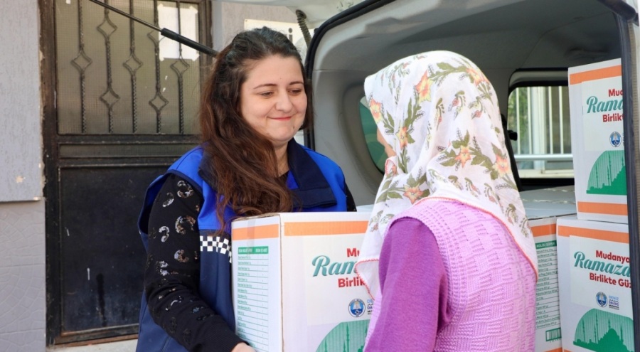 Mudanya Belediyesi'nden Ramazan boyunca erzak kolisi yardımı
