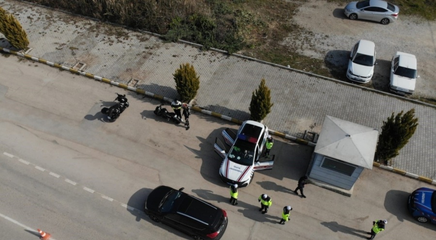 Bursa Trafik Jandarma Timleri ekipleri denetimleri sıklaştırdı