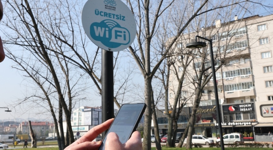 Bursa'da Nilüfer Belediyesi ücretsiz Wi-Fi hizmetini yaygınlaştırıyor