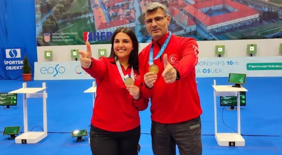 Avrupa şampiyonu Yusuf Dikeç ile Şevval İlayda Tarhan, duygularını paylaştı