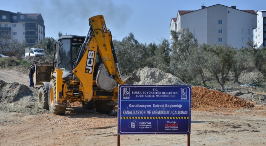 Bursa Büyükşehir Belediyesir, altyapı çalışmalarını aralıksız sürdürüyor