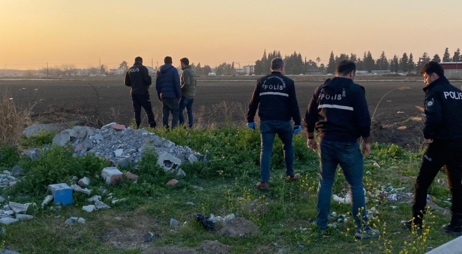 Dere yatağında insan iskeleti bulundu