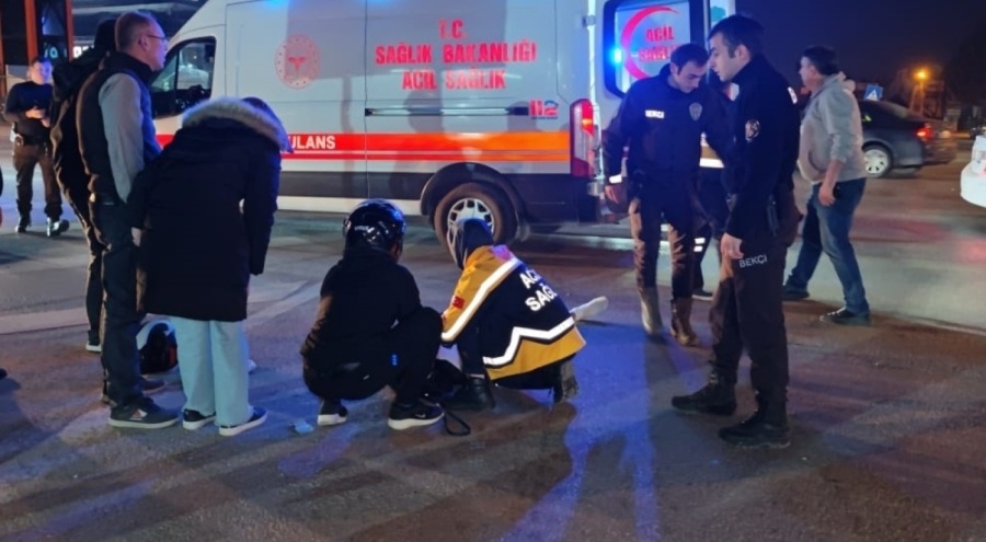 Bursa'da motosiklet kazası: Sürücüsü ağır yaralandı