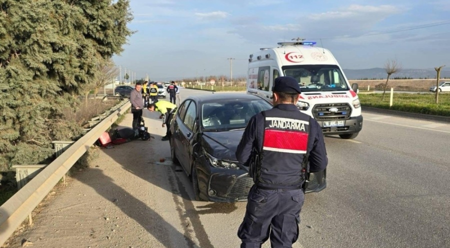 Bursa'da can alan kaza! Otomobil ile elektrikli motosiklet çarpıştı: 1 ölü